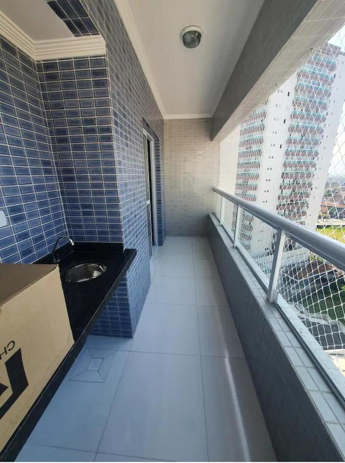 Apto Com Vista Mar E Sacada Gourmet Apartamento Praia Grande (Santos)
